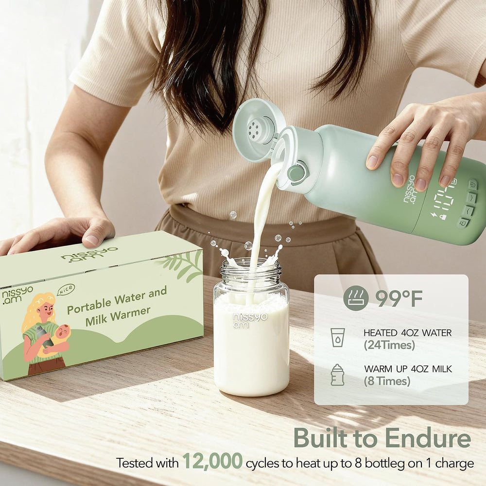 NISSYO.AM cordless quiet operation supports overnight or night feeds.