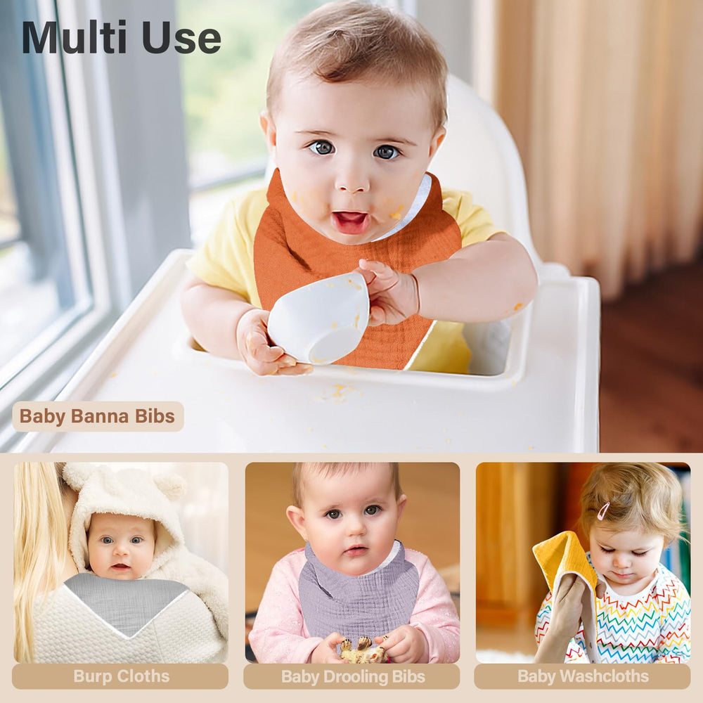 NISXABEBE bibs with hidden stitching protect delicate skin during use.
