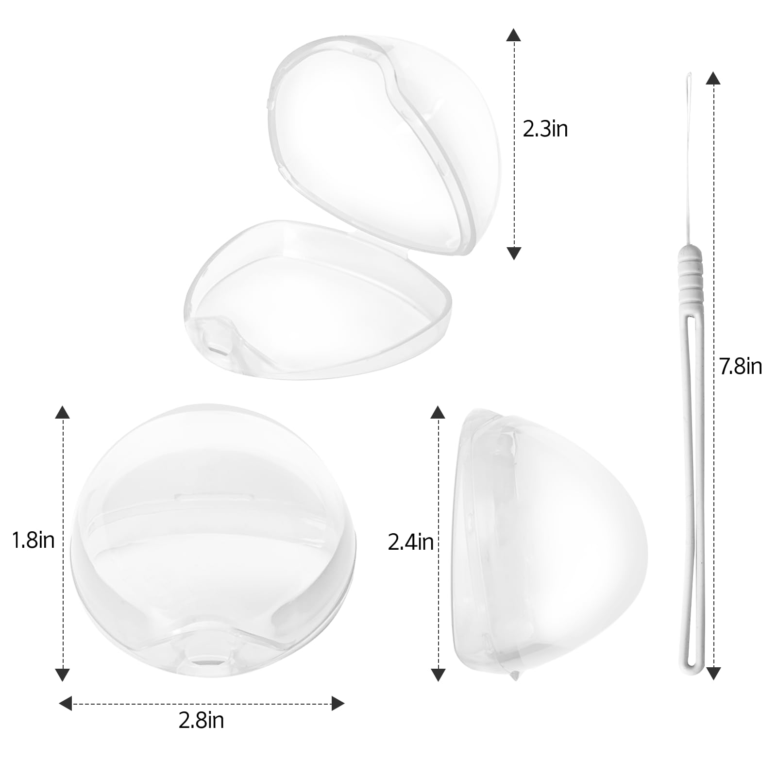 NISXABEBE dishwasher-safe pacifier box cleans quickly and safely.