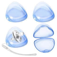 NISXABEBE pacifier case 4-pack transparent keeps pacifiers clean and dry