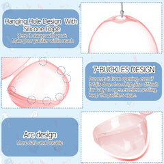 NISXABEBE pacifier case seven-buckle design secures pacifier against drops
