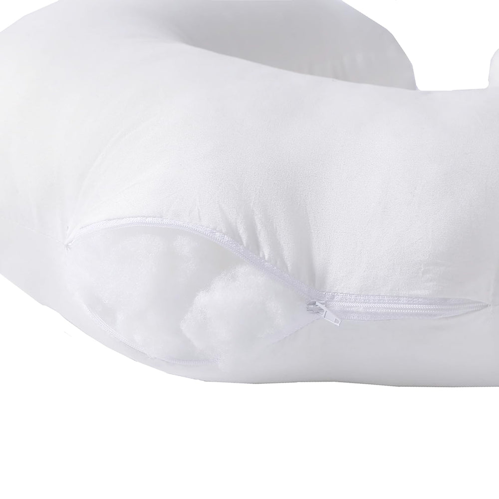NIVAVA BABY nursing pillow soft-fill texture supports baby gently.