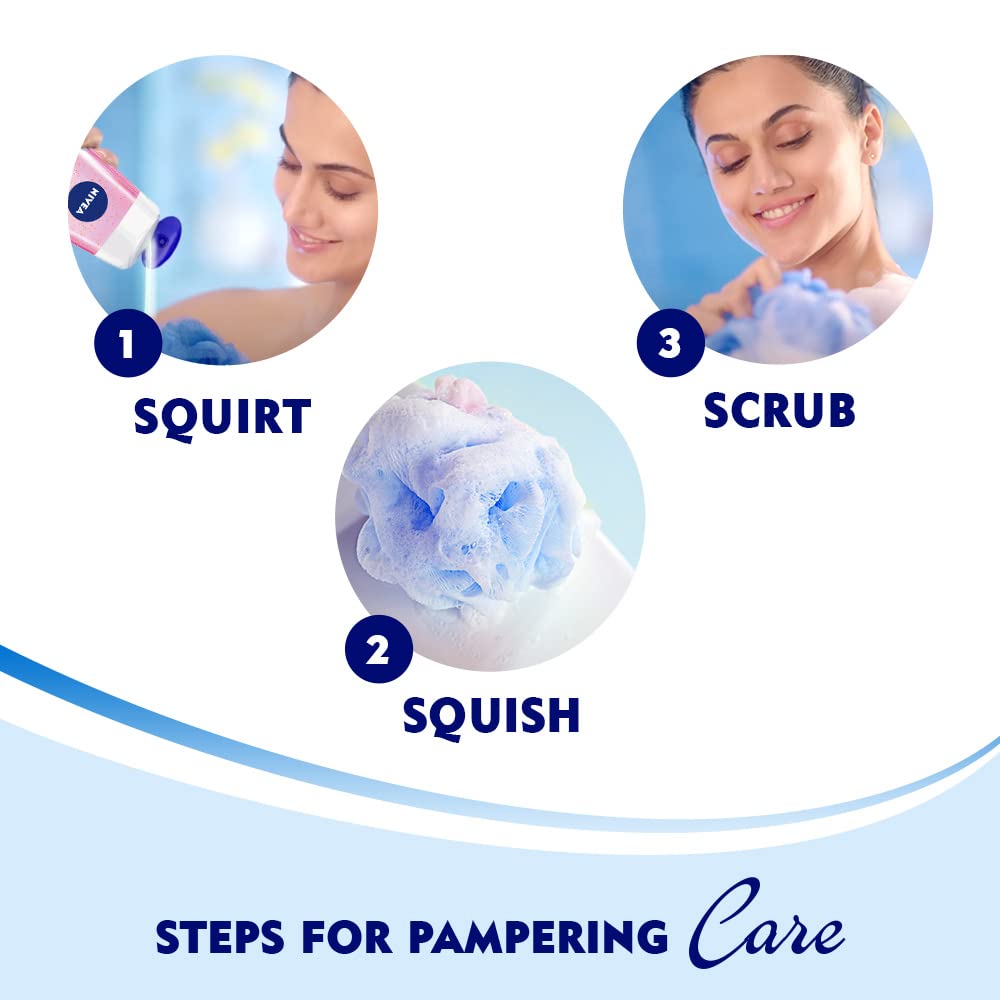 NIVEA Dermatologically tested badge signals skin-friendly formulation.