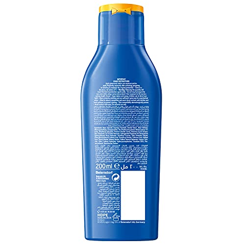 Nivea Sun Kids Lotion fragrance-free formula suitable for sensitive skin