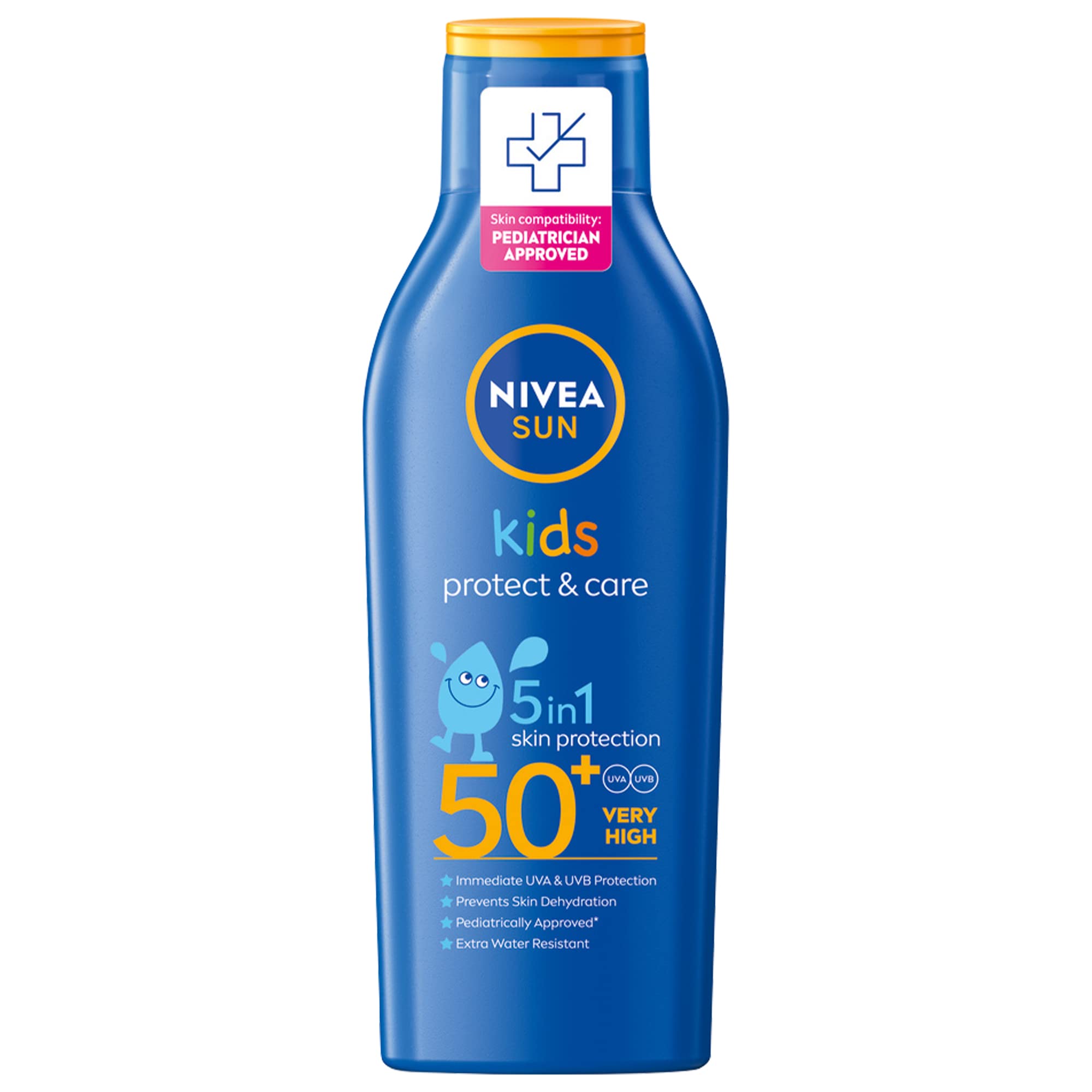 Nivea Sun Kids Lotion near splash zone during outdoor play