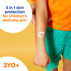 Nivea Sun Kids Lotion water-resistant texture ready for poolside use