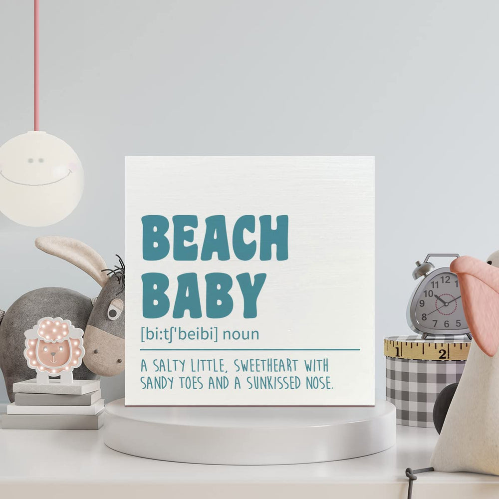 NKBINLILI Inspirational nursery decor sign enhances desks or shelves with warmth.
