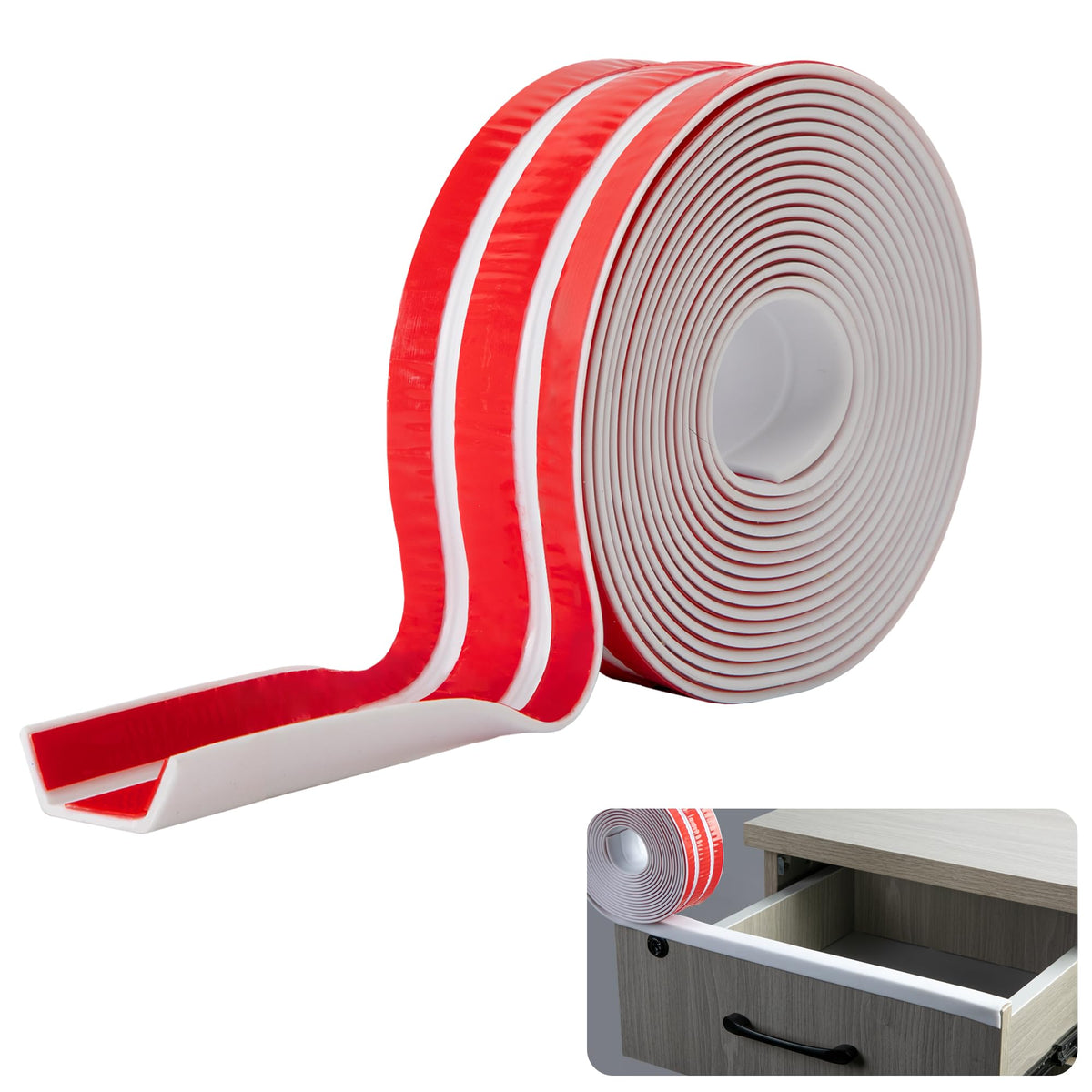 Nkiy Quen edge protectors strip shields cabinet edges from chips and moisture.