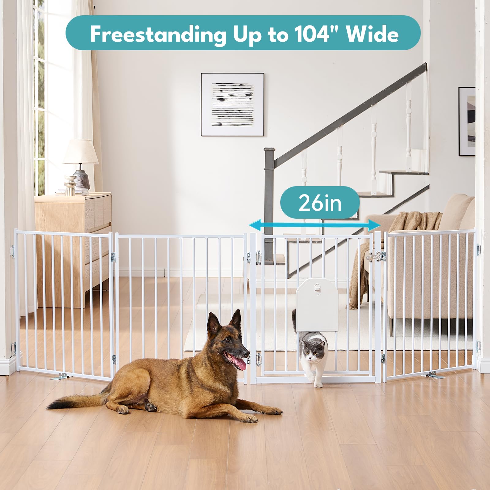 No Pawblems folding design with 360-degree hinges enables versatile configurations.