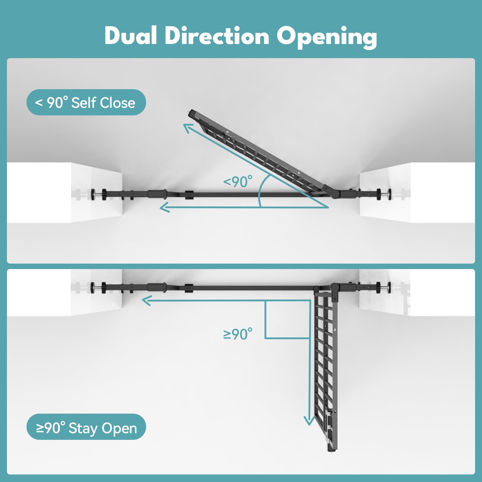 No Pawblems included hardware for fast, tool-free installation.