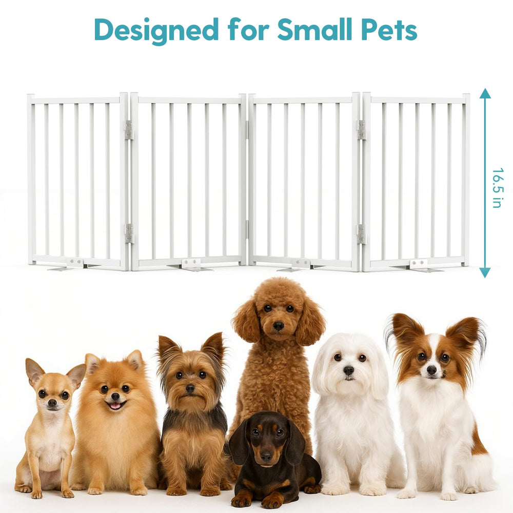 No Pawblems indoor-outdoor use gate in a hallway setting.