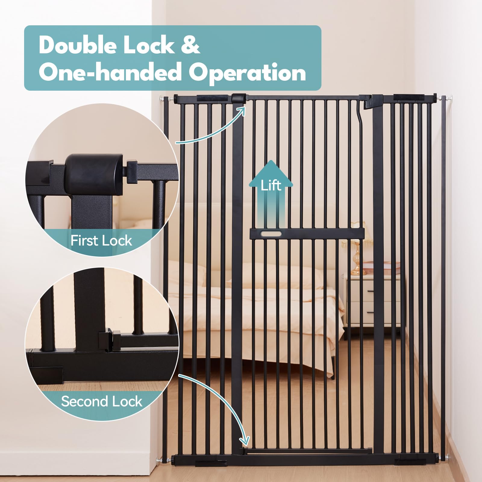 No Pawblems ultra-narrow spacing helps prevent pet slips.