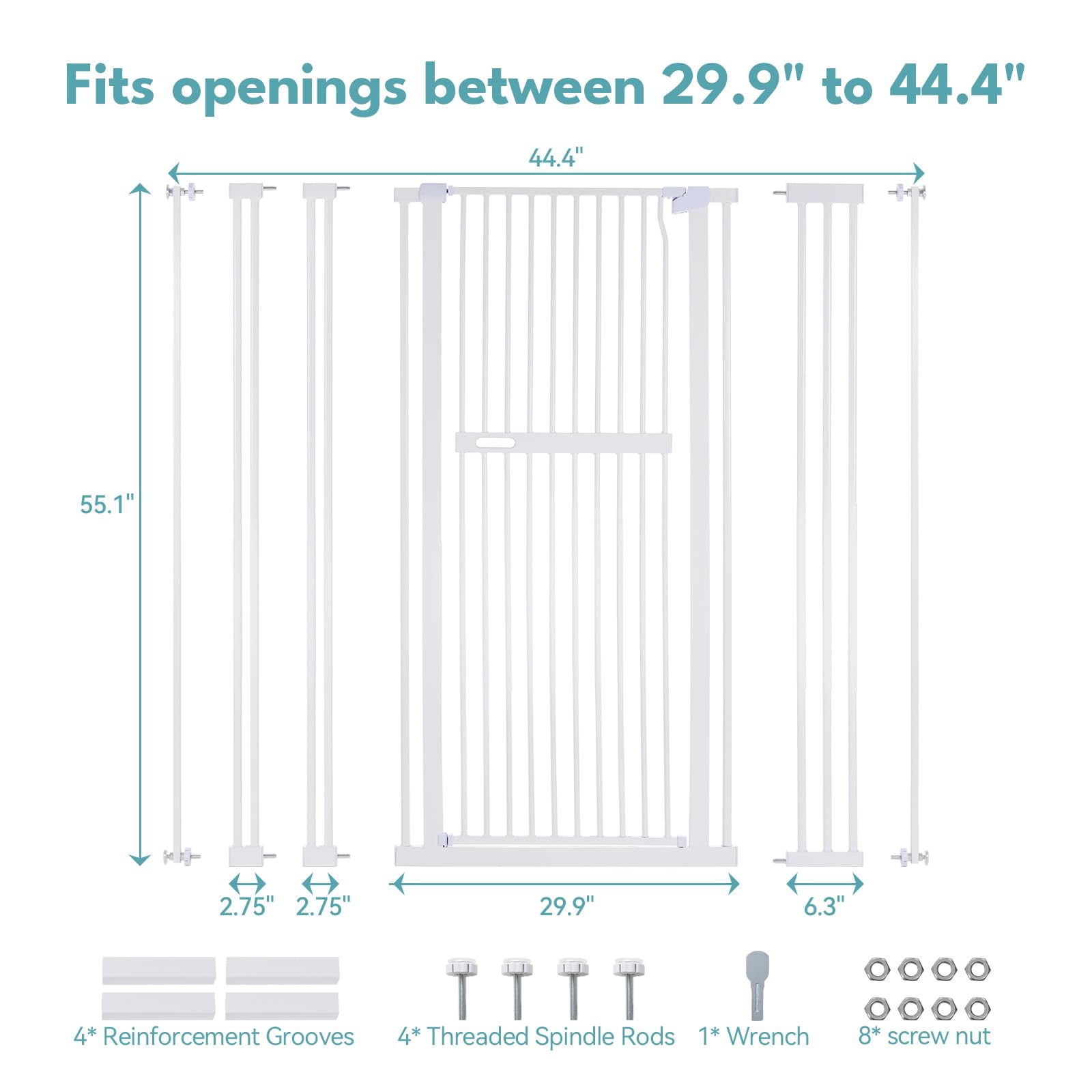 No Pawblems ultra-narrow.spacing prevents slipping between bars for better safety