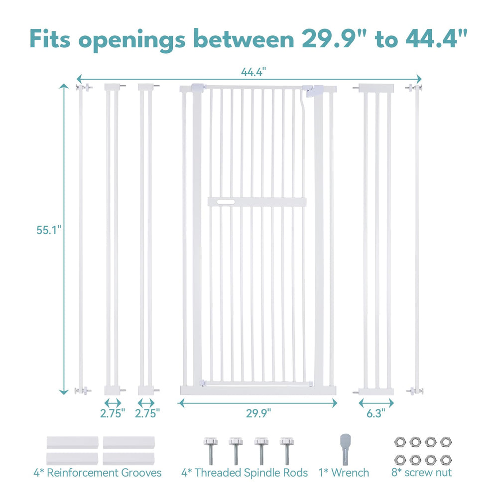 No Pawblems ultra-narrow.spacing prevents slipping between bars for better safety