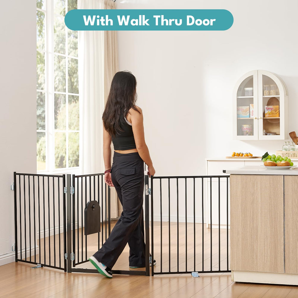 No Pawblems ultra-wide setup demonstrates flexible width up to 104 inches.