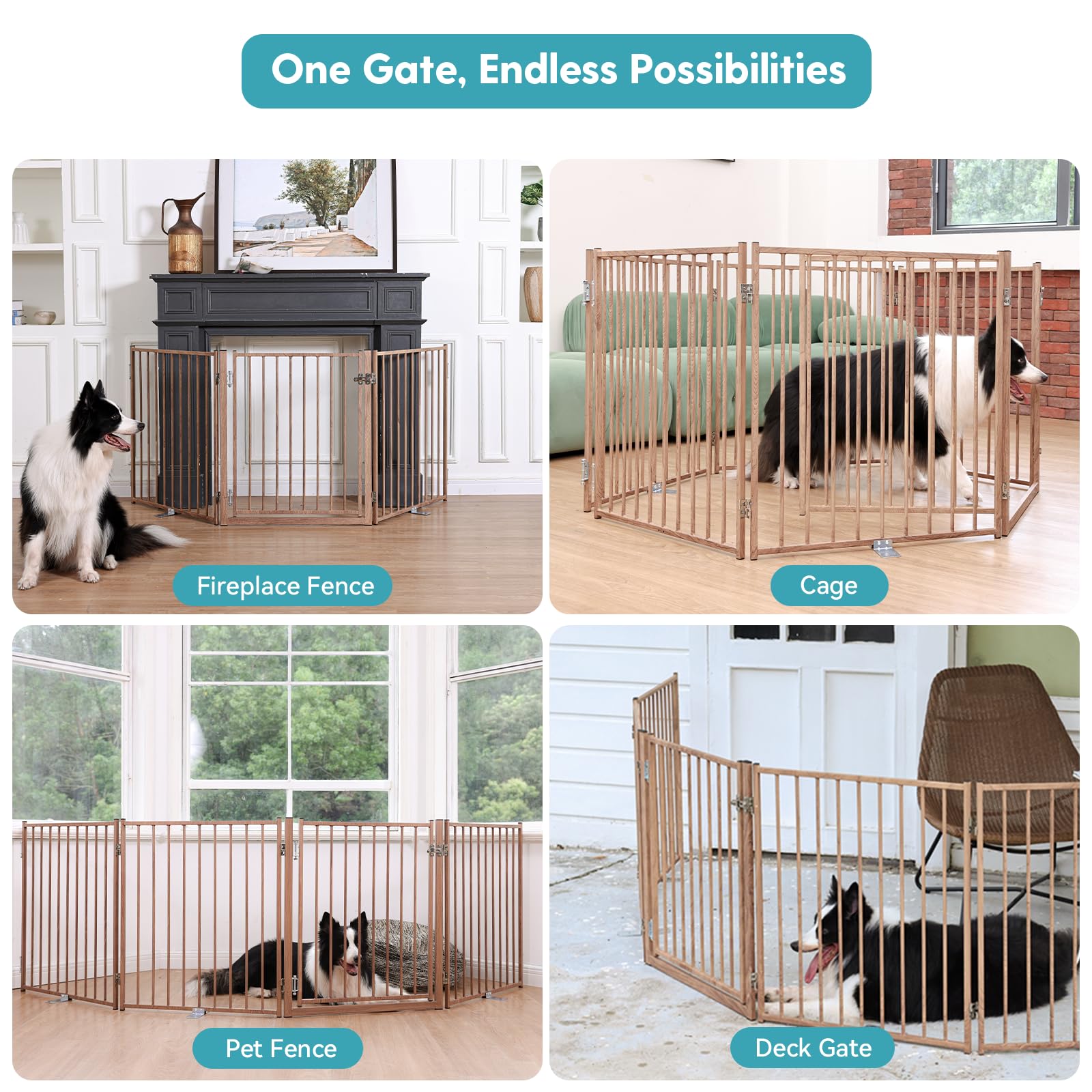 No Pawblems walk through door feature in the gate for easy access
