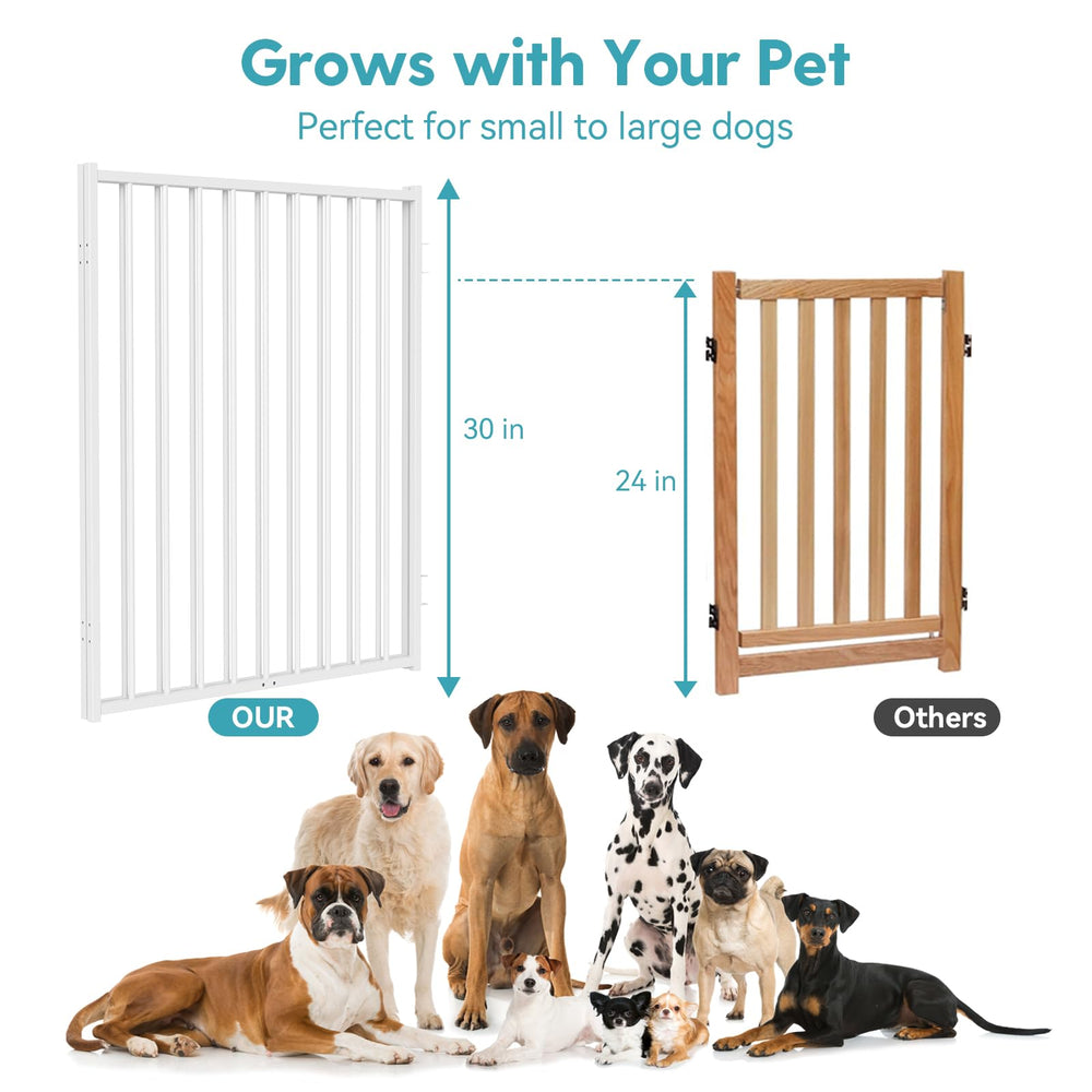 No Pawblems walk-through door offers easy access while containing pets.