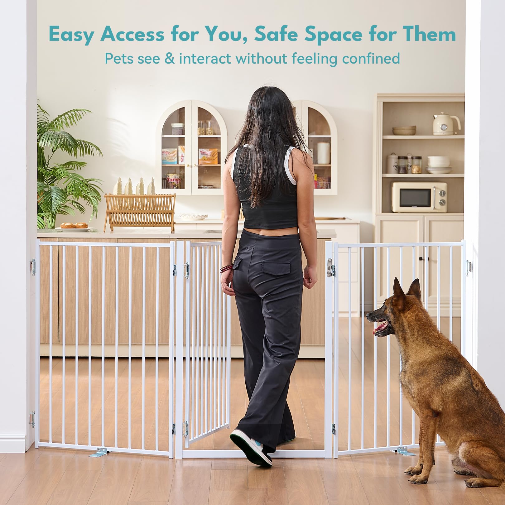 No Pawblems wall mounting hardware included for stable installation