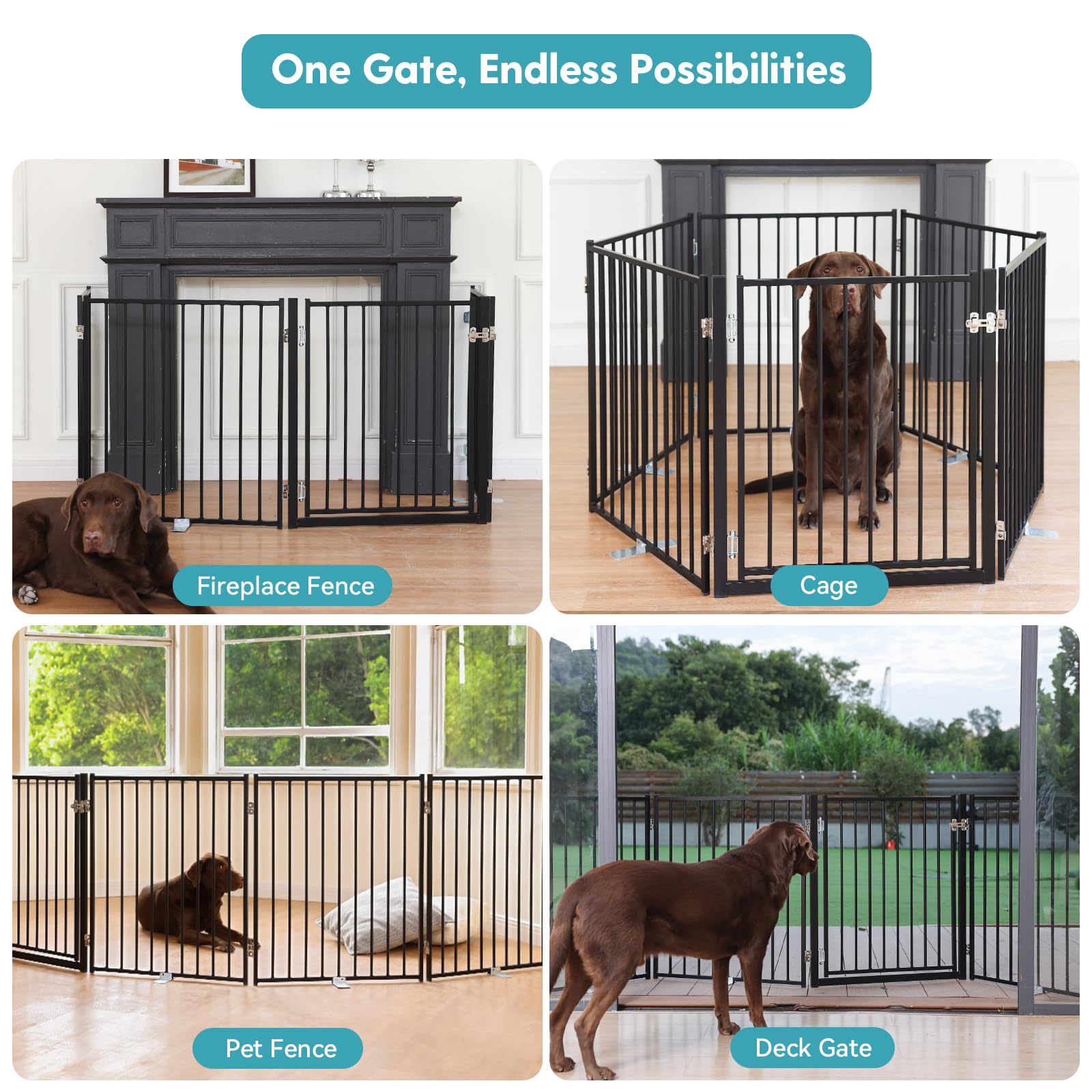No Pawblems wall-mount hardware adds extra stability when needed.