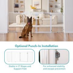 No Pawblems extra wide gate blocks openings up to 78 inches
