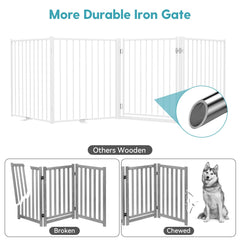 No Pawblems foldable panels with 360 hinges adapt to your space.