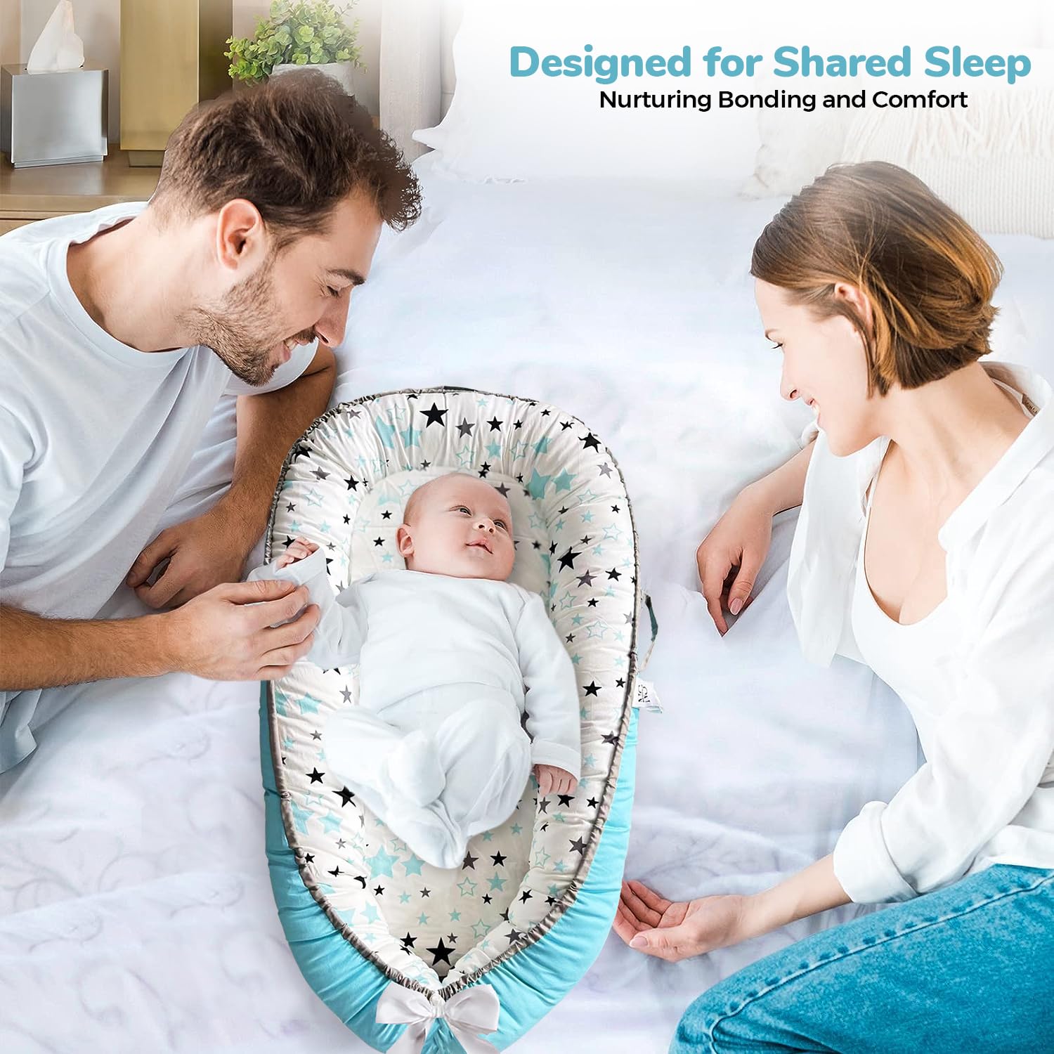 NobleSelect Double-sided design for quick style changes and easy washing.