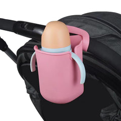 Nocessary bicycle water bottle holder keeps drinks upright during rides.