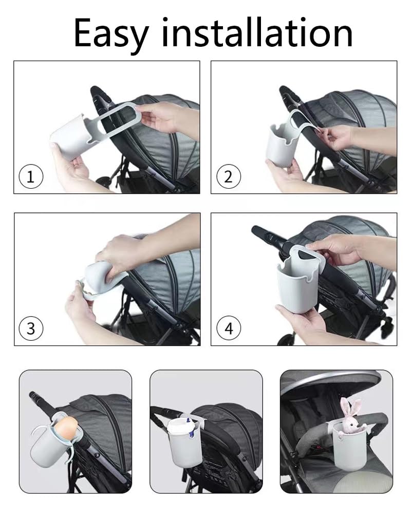 Nocessary removable bottle holder attaches quickly for versatile beverage carry.