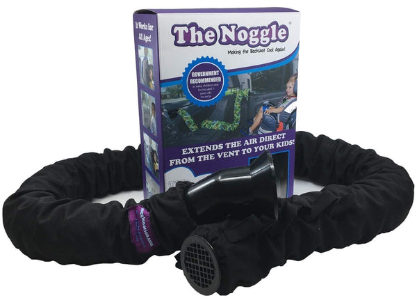 NOGGLE Turbo Power backseat airflow directs a cool breeze for kids