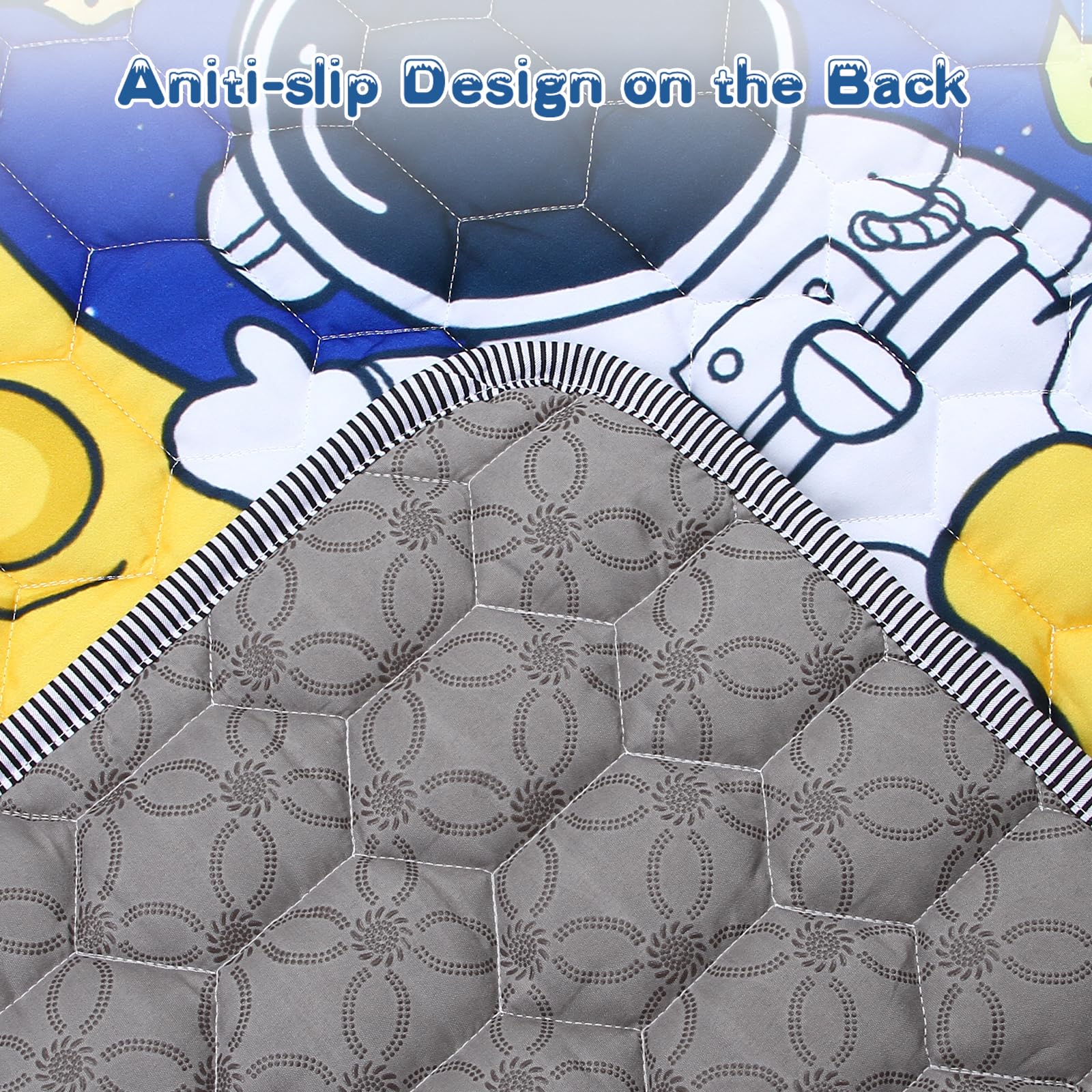 Nohlerlife 50x50 mat fits with playpens blue