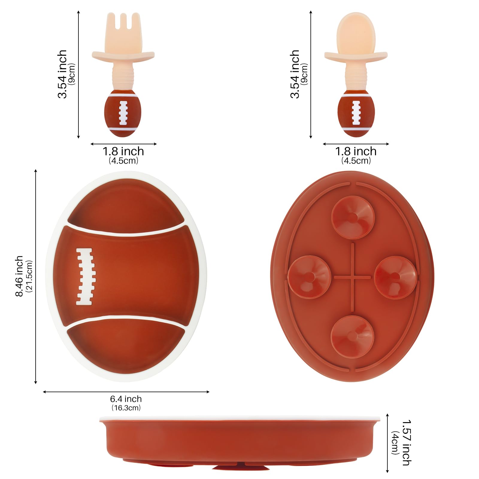 nohlerlife plate easy to clean by hand or dishwasher