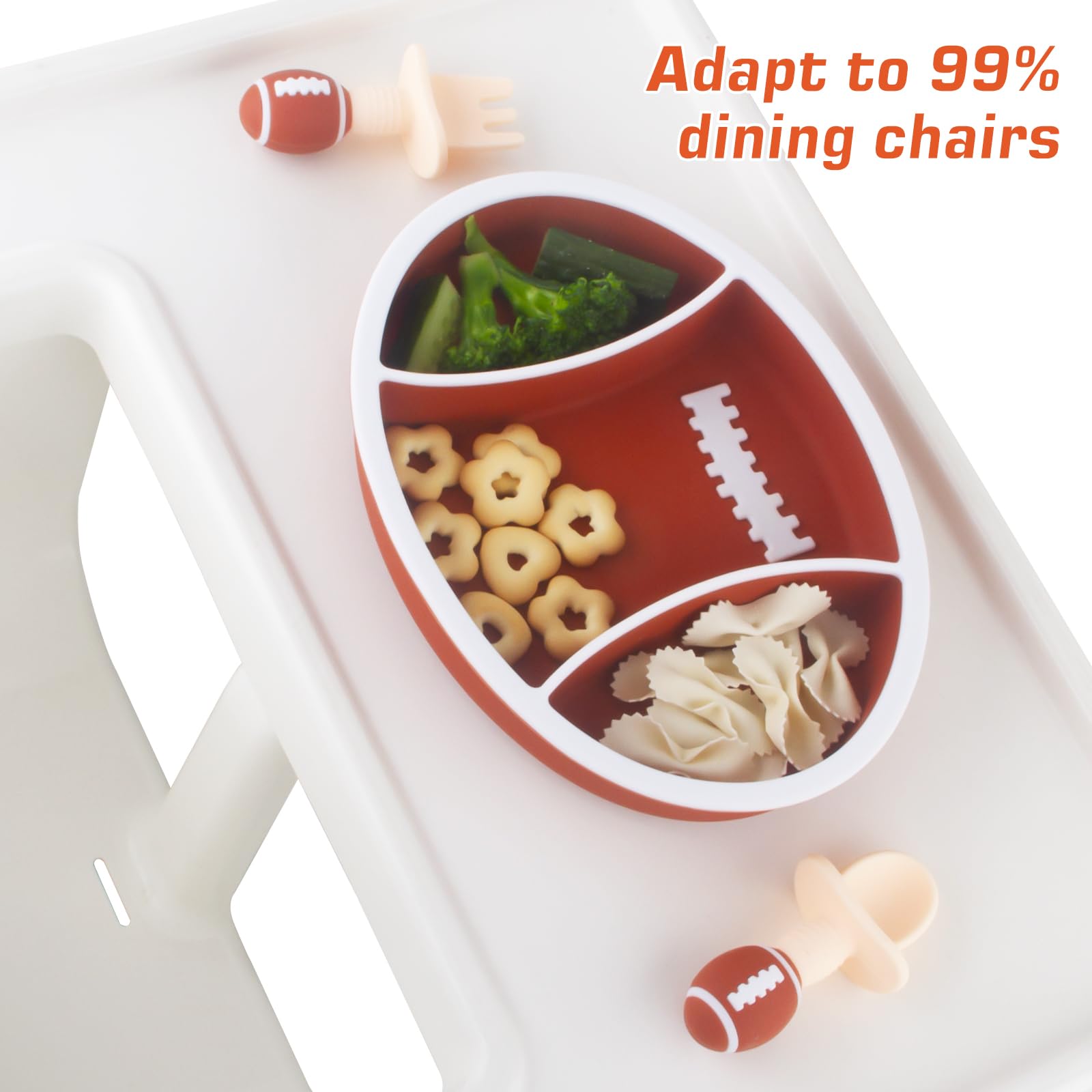 nohlerlife silicone plate safe for microwave reheating