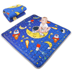 Nohlerlife mat bottom with non-slip dots blue base on floor
