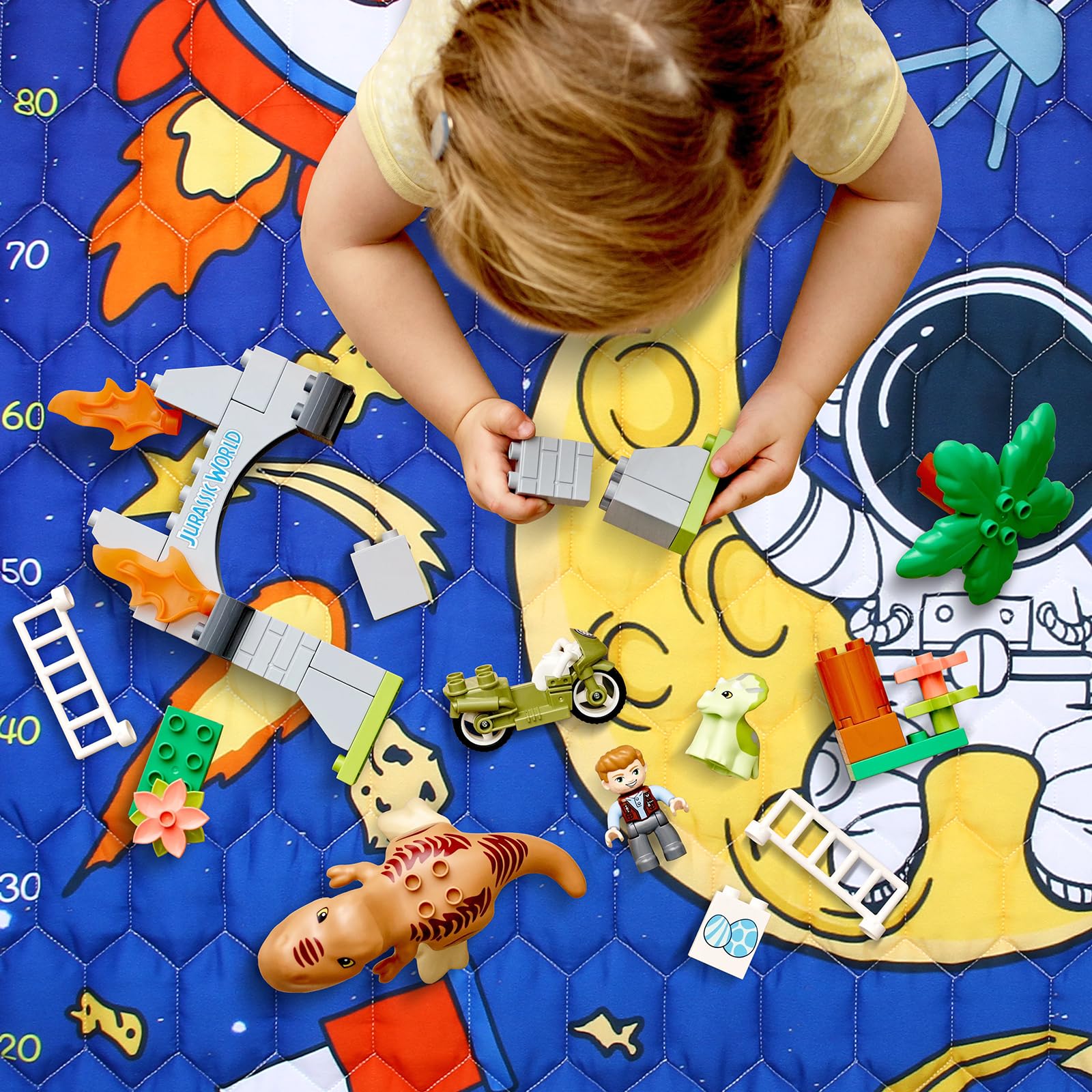 Nohlerlife safe materials CPC certified blue play mat
