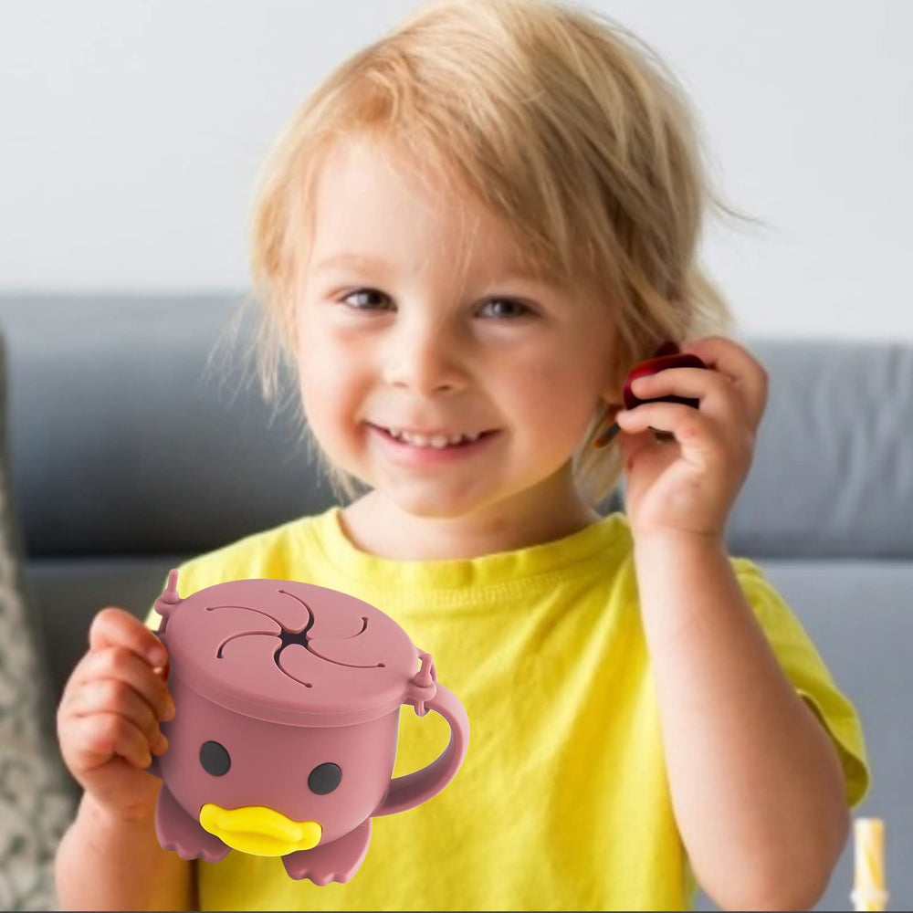 Nohlerlife silicone snack cup microwave-safe for quick warming
