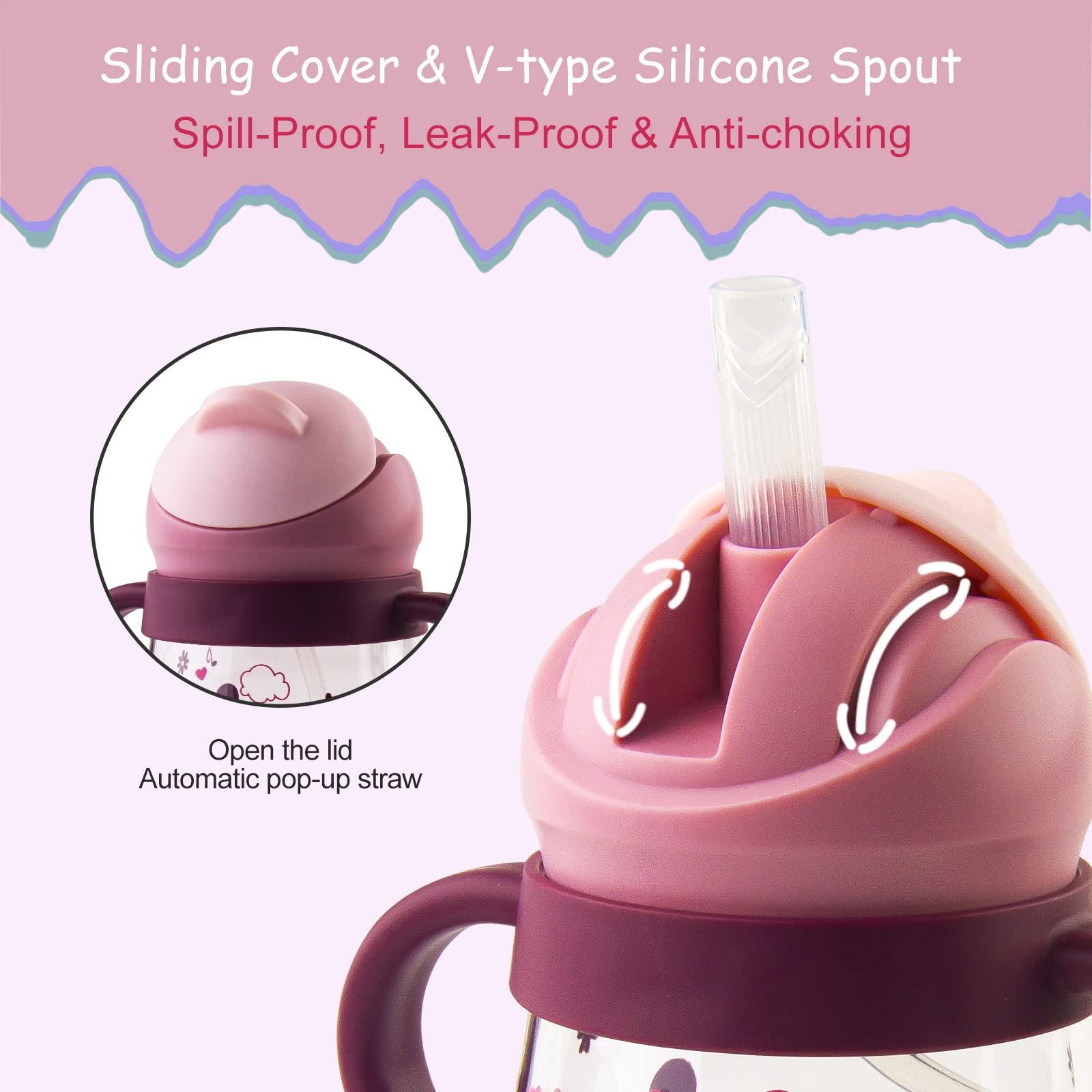 nohlerlife Sippy Cup supports babies transitioning from bottle to cup.
