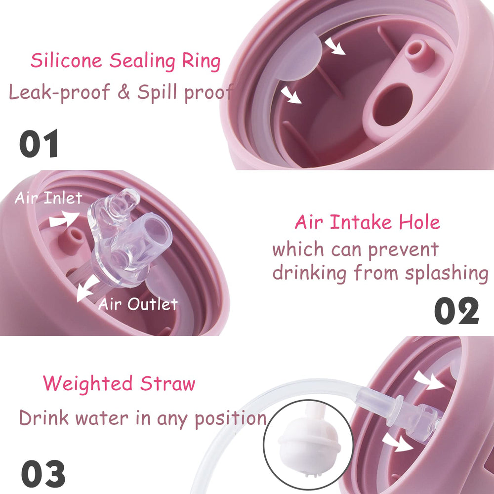 nohlerlife Sippy Cup has a 260ml capacity with measurement marks.