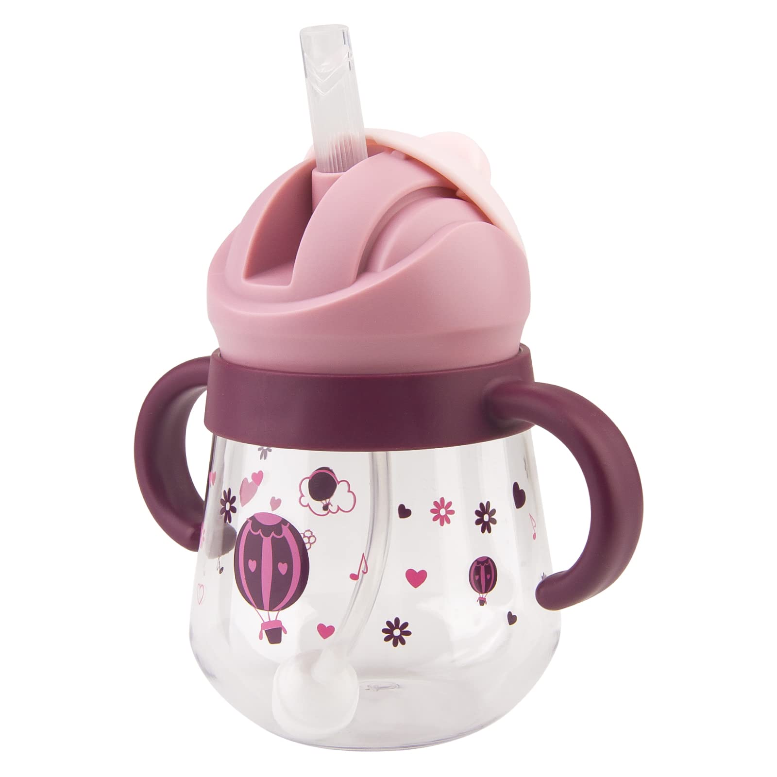 nohlerlife Sippy Cup with weighted straw supports steady sipping for toddlers.