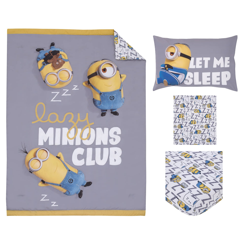 NoJo Illimuniation Lazy Minions kids room decor complements nursery theme