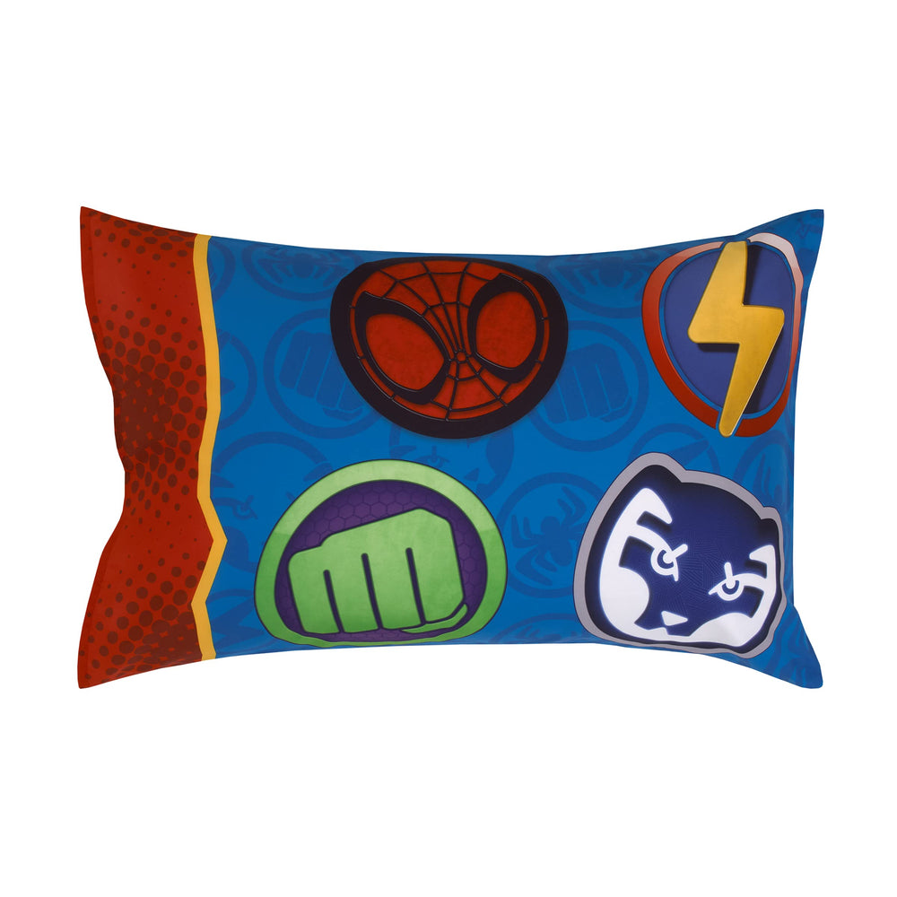 NoJo Marvel Spidey fitted sheet with elastic edges for secure, durable fit