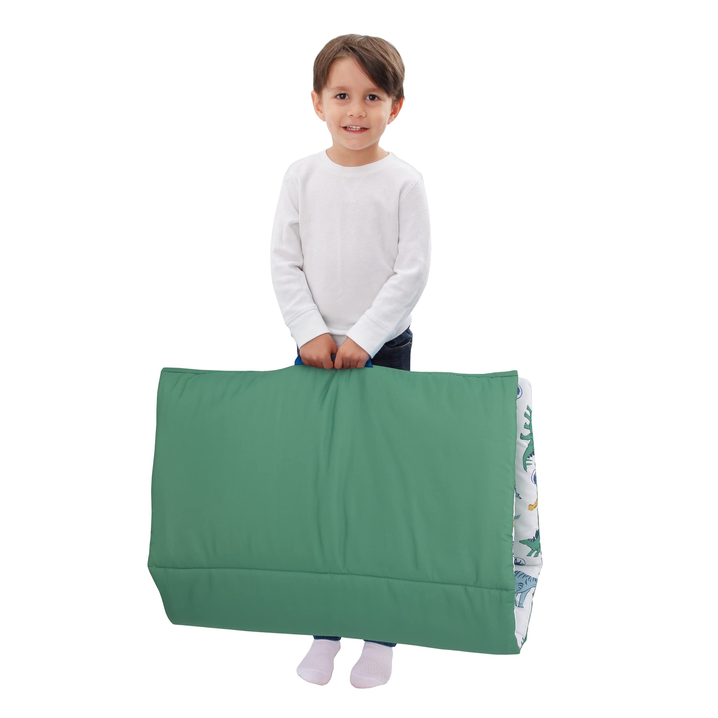 NoJo nap mat is machine washable for easy cleaning.