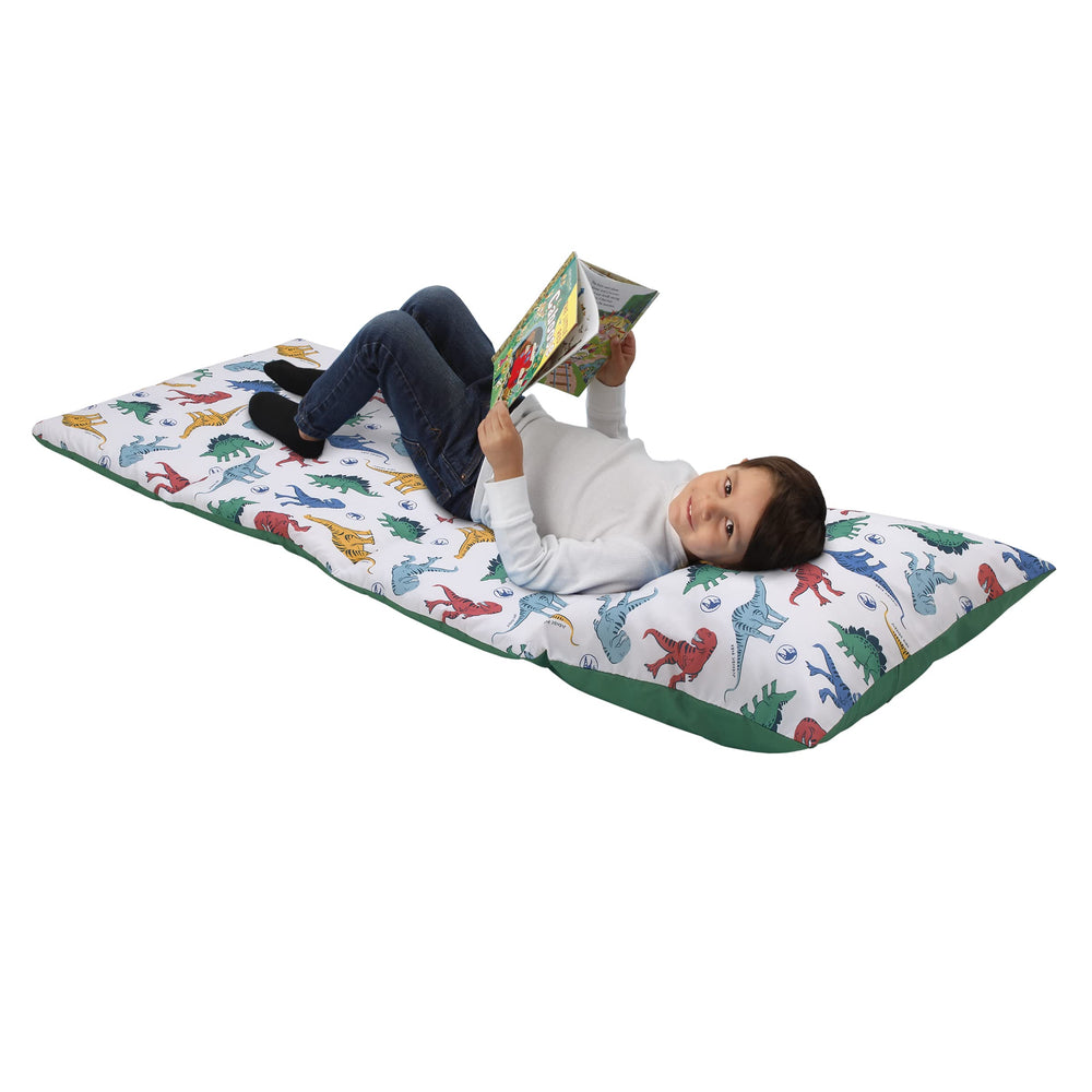 NoJo nap mat folded for quick travel and compact storage.