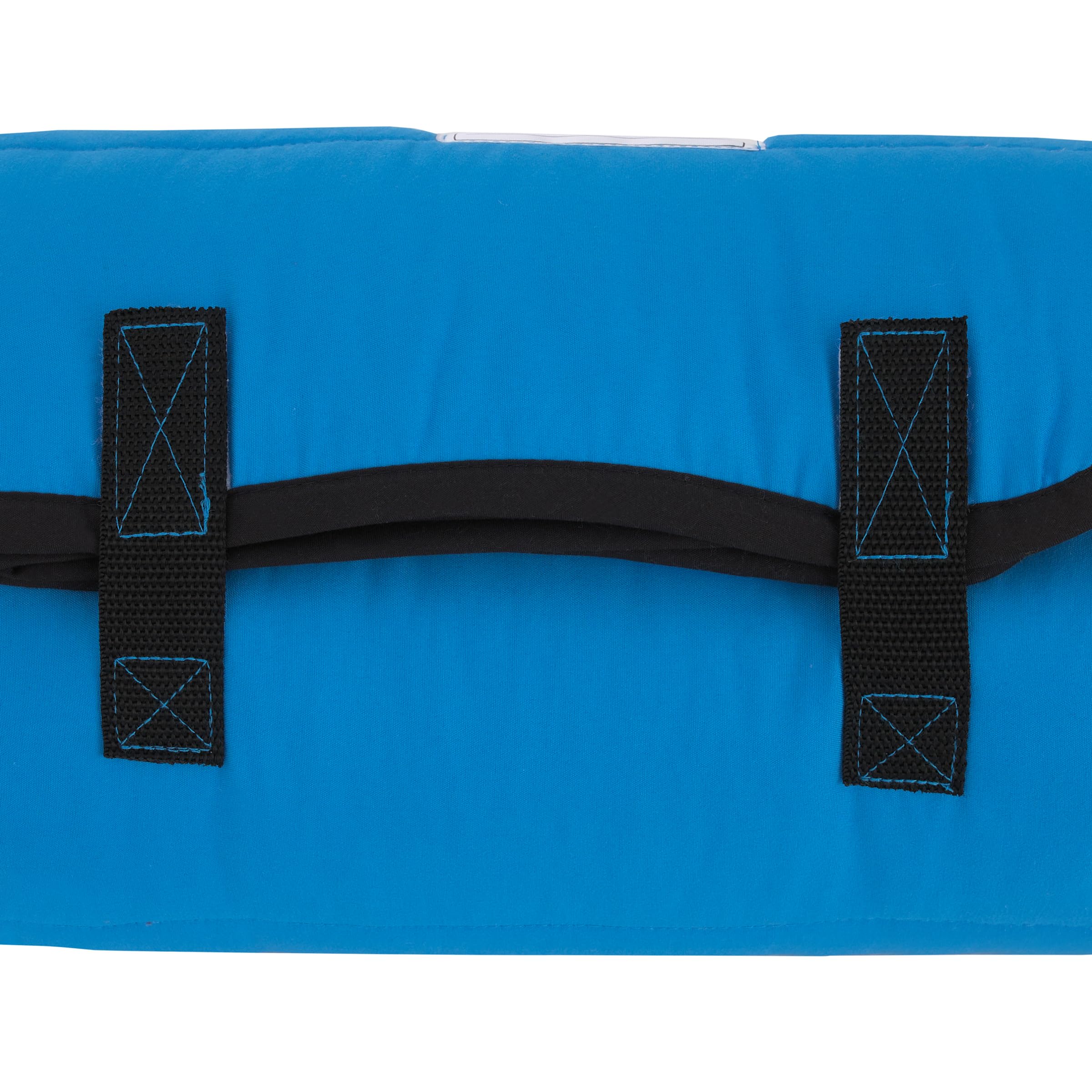 NoJo Avengers nap mat back view highlighting durable, easy-care fabric.