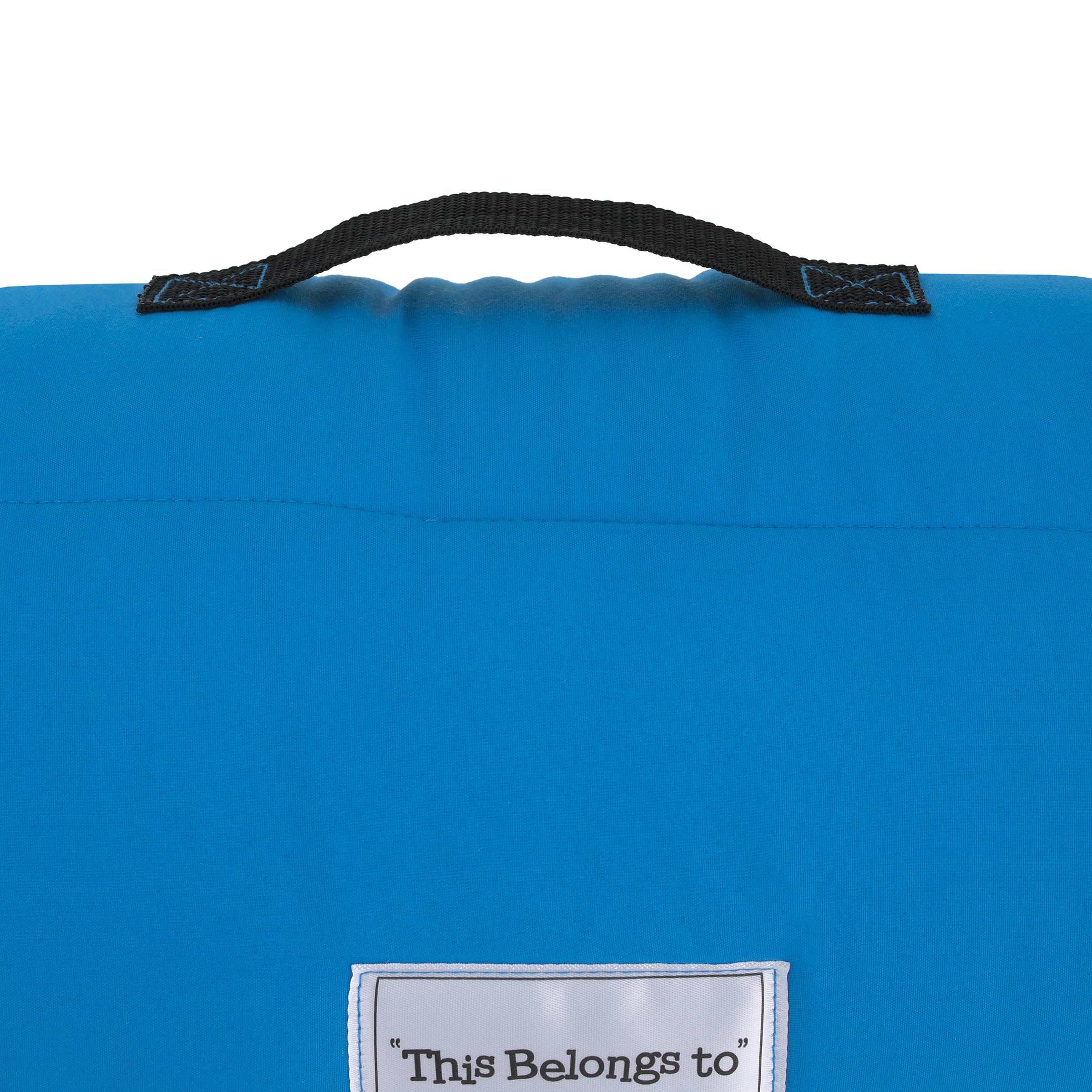 NoJo Avengers nap mat name label visible for kid-friendly identification.