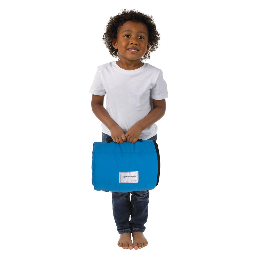 NoJo Avengers nap mat machine washable fabric for simple cleanup after adventures.