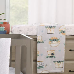 NoJo changing pad cover measures 16 by 32 by 6 inches showing fit.