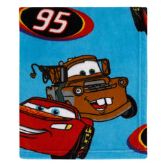 NoJo Disney Cars Radiator Springs blanket cozy snuggle for toddlers.