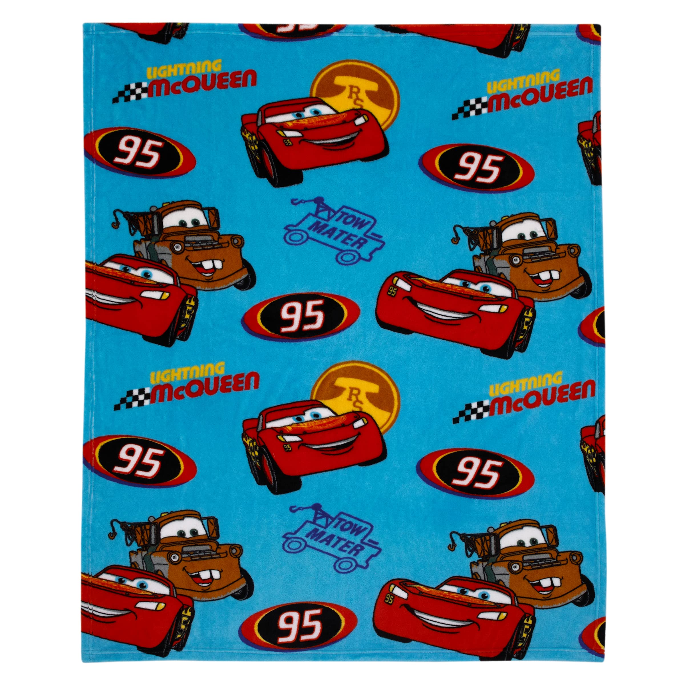 NoJo Disney Cars Radiator Springs Tow-Mater blanket warm car ride companion.