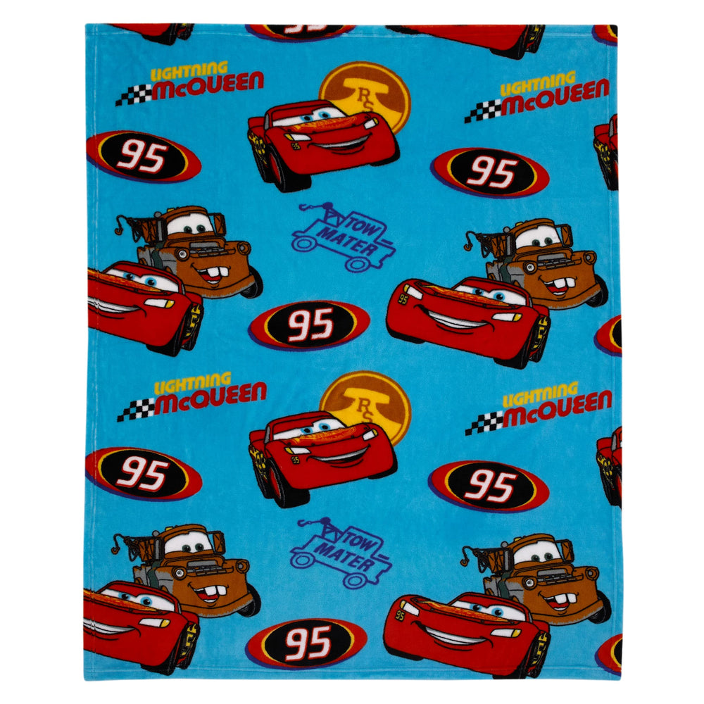 NoJo Disney Cars Radiator Springs Tow-Mater blanket warm car ride companion.