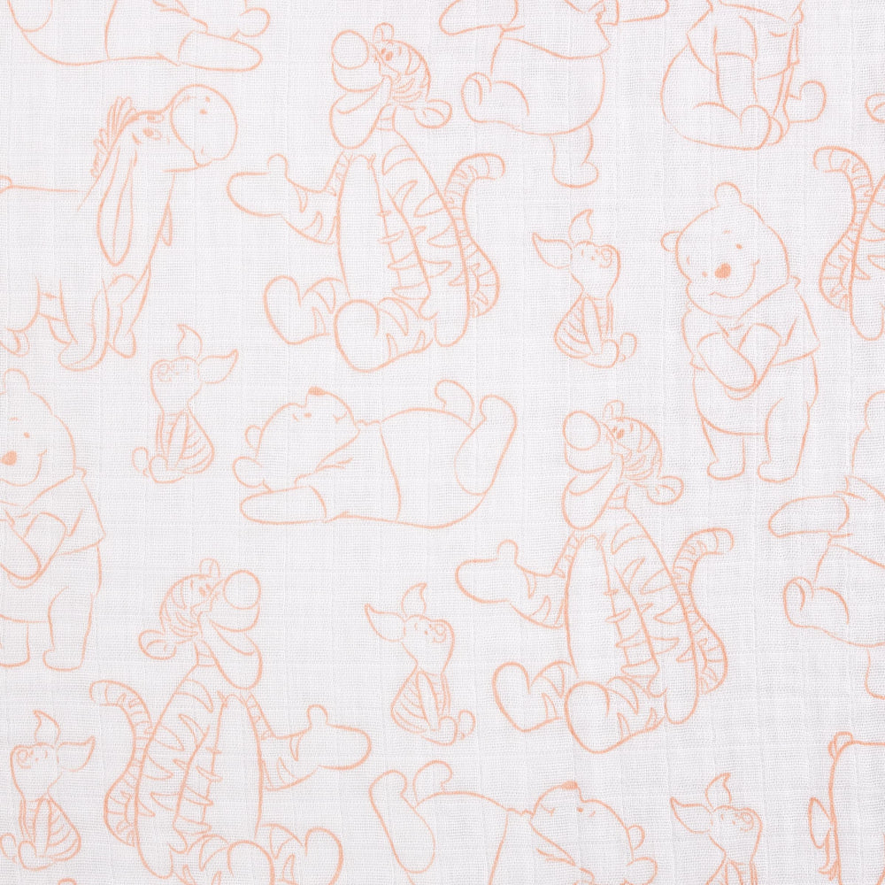 NoJo pinstripe swaddle provides a coordinating option for easy mixing and matching.